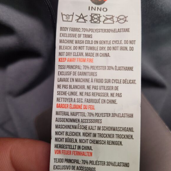 Inno Women Bootcut Yoga High Waist Casual Pants Flare Leggings Gray Size X-Large - Picture 7 of 12